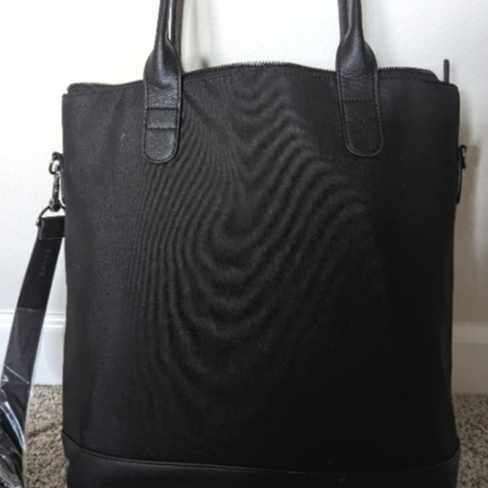 Leather Canvss Black Purse Luxery Stylish By Daame Futs Laptop